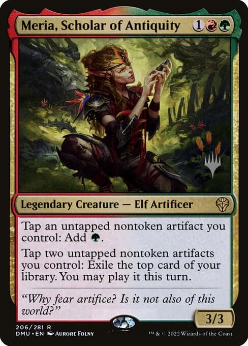 Meria, Scholar of Antiquity from Dominaria United Promos (Rare)