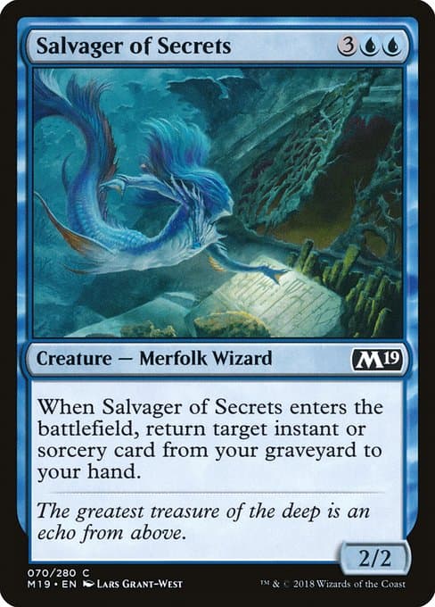 Salvager of Secrets from Core Set 2019 (Common)