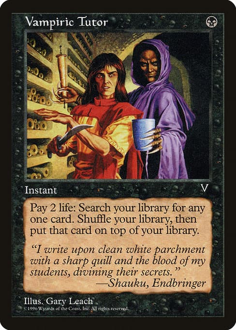 Vampiric Tutor from Visions (Rare)
