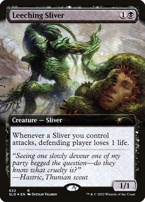 Leeching Sliver from Secret Lair Drop (Rare)