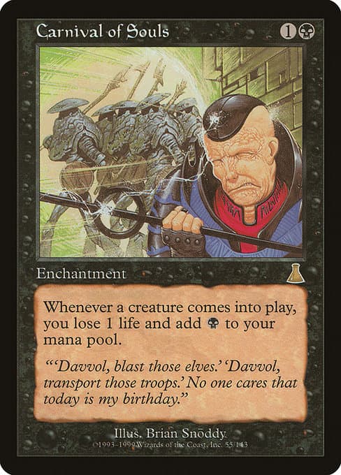 Carnival of Souls from Urza's Destiny (Rare)