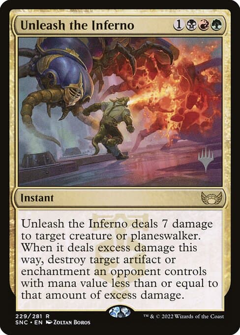 Unleash the Inferno from Streets of New Capenna Promos (Rare)