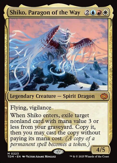 Shiko, Paragon of the Way from Tarkir: Dragonstorm (Mythic)