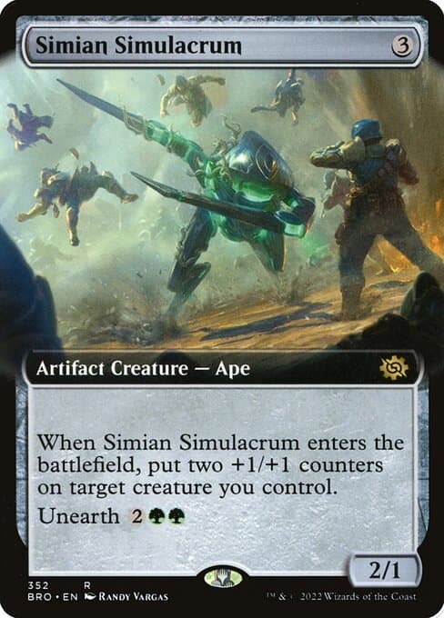 Simian Simulacrum from The Brothers' War (Rare)