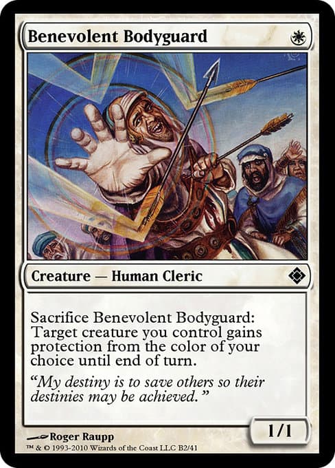 Benevolent Bodyguard from Magic Online Theme Decks (Common)