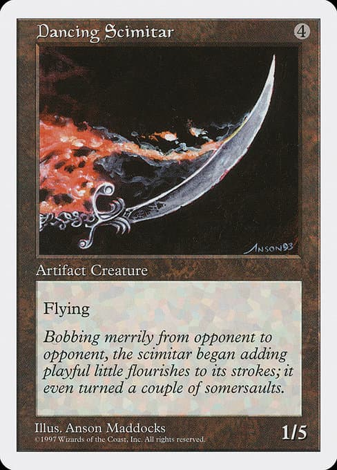 Dancing Scimitar from Fifth Edition (Rare)
