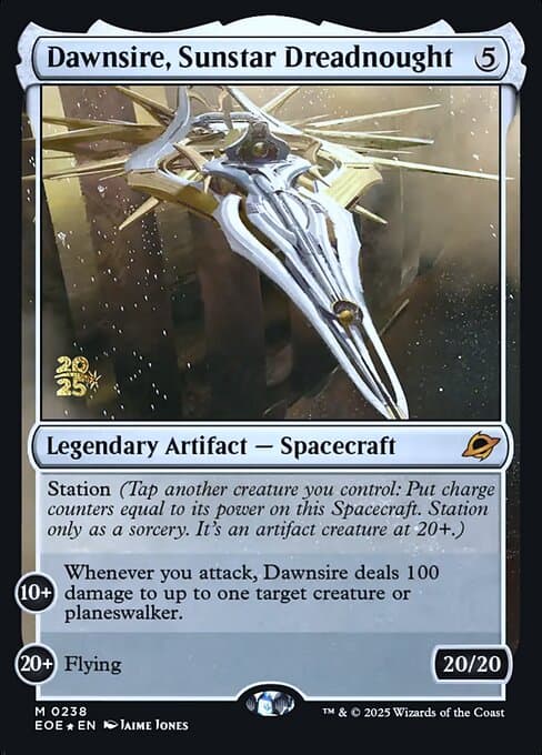 Dawnsire, Sunstar Dreadnought from Edge of Eternities Promos (Mythic)