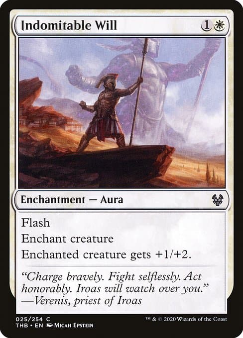 Indomitable Will from Theros Beyond Death (Common)