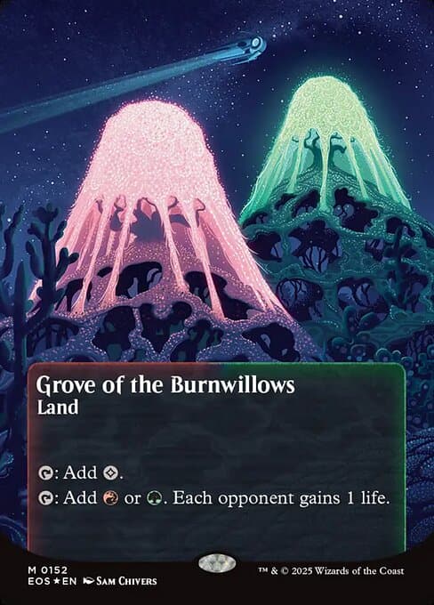 Grove of the Burnwillows from Edge of Eternities: Stellar Sights (Mythic)