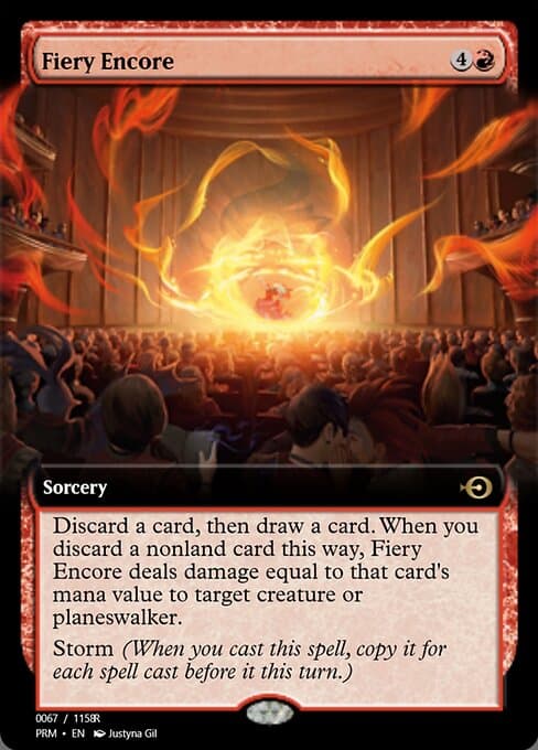 Fiery Encore from Magic Online Promos (Rare)