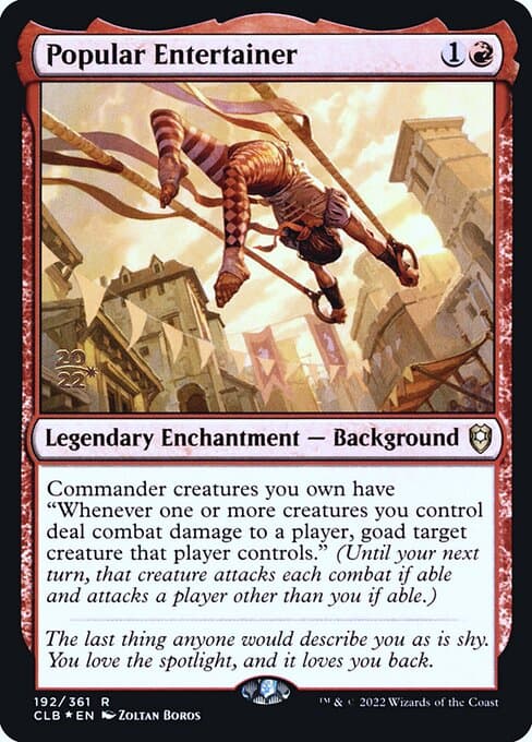 Popular Entertainer from Battle for Baldur's Gate Promos (Rare)