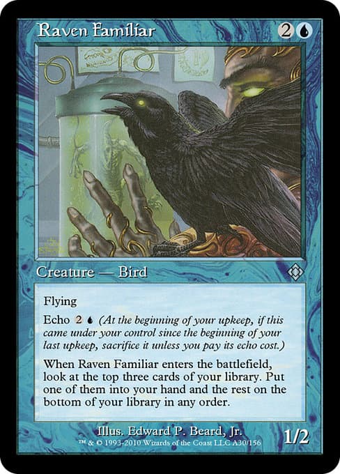 Raven Familiar from Magic Online Theme Decks (Uncommon)