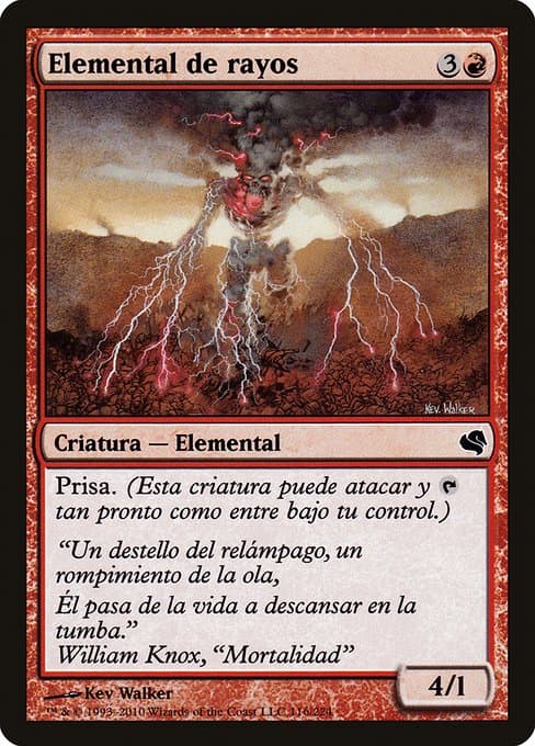 Lightning Elemental from Salvat 2011 (Common)