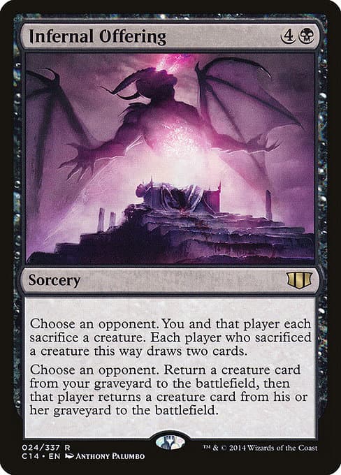 Infernal Offering from Commander 2014 (Rare)