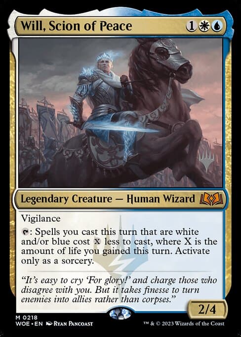 Will, Scion of Peace from Wilds of Eldraine Promos (Mythic)