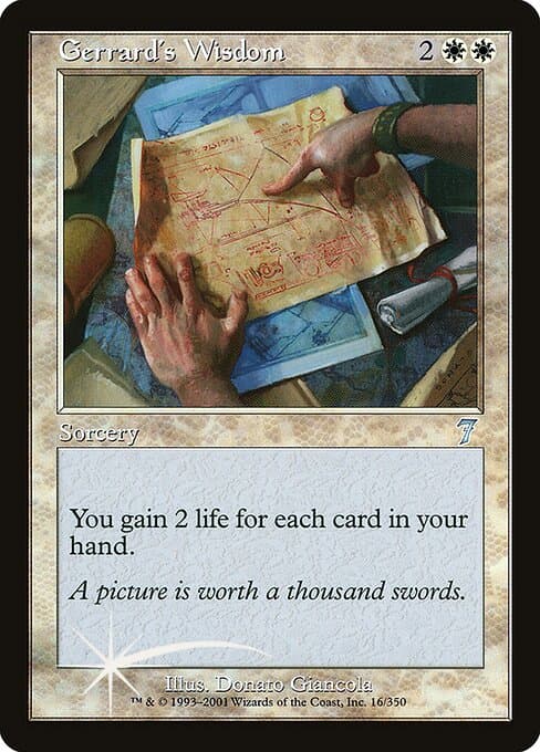 Gerrard's Wisdom from Seventh Edition (Uncommon)