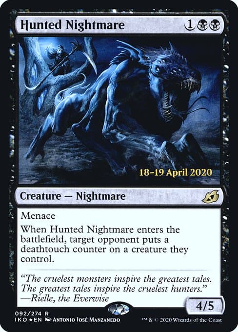 Hunted Nightmare from Ikoria: Lair of Behemoths Promos (Rare)