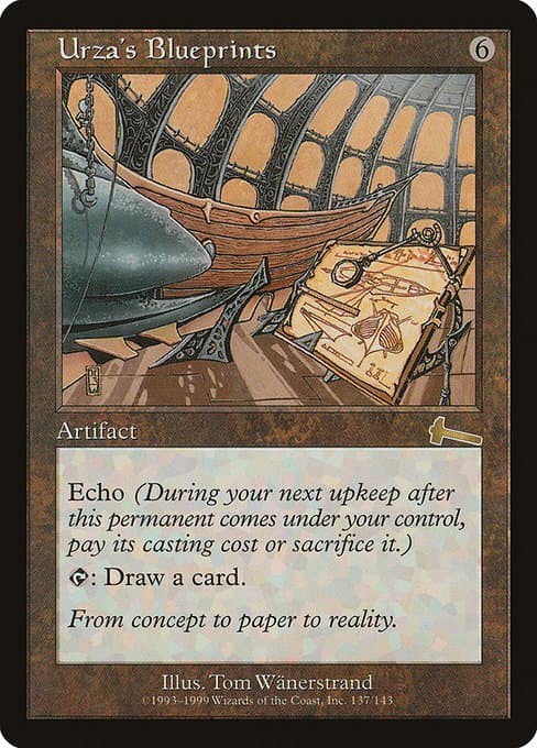 Urza's Blueprints from Urza's Legacy (Rare)