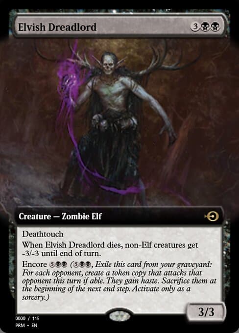 Elvish Dreadlord from Magic Online Promos (Rare)