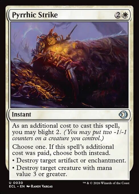 Pyrrhic Strike (Uncommon)