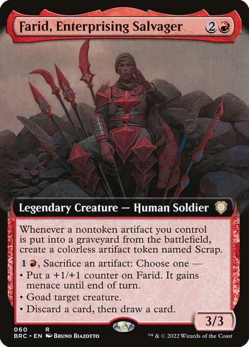 Farid, Enterprising Salvager from The Brothers' War Commander (Rare)