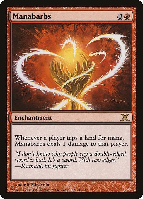 Manabarbs from Tenth Edition (Rare)