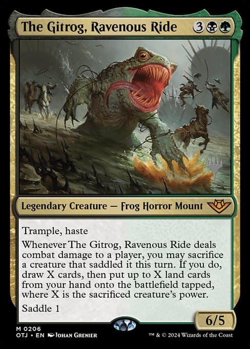 The Gitrog, Ravenous Ride from Outlaws of Thunder Junction Promos (Mythic)