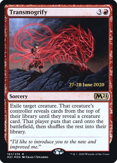 Transmogrify from Core Set 2021 Promos (Rare)