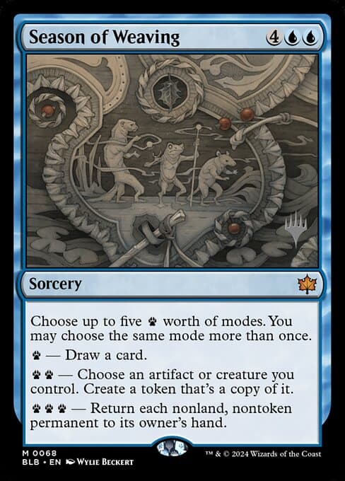 Season of Weaving from Bloomburrow Promos (Mythic)
