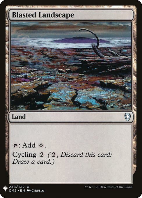 Blasted Landscape from The List (Uncommon)