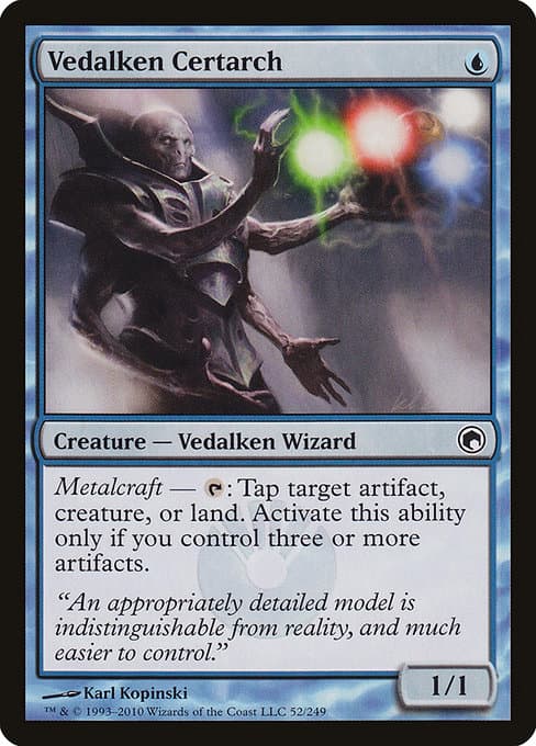 Vedalken Certarch from Scars of Mirrodin (Common)