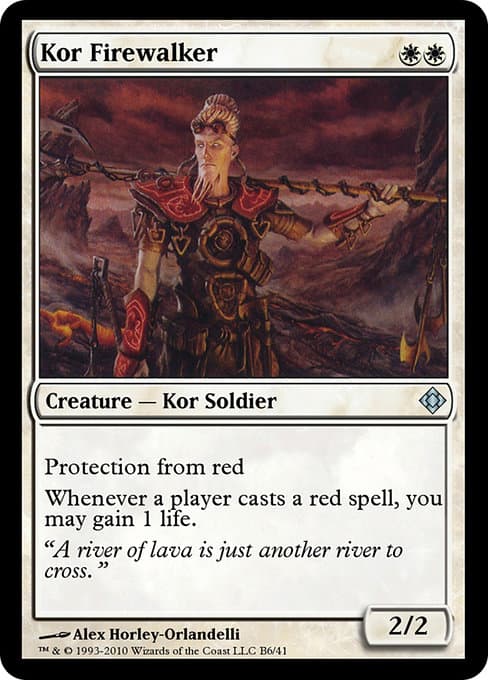 Kor Firewalker from Magic Online Theme Decks (Uncommon)