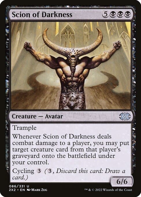 Scion of Darkness from Double Masters 2022 (Uncommon)