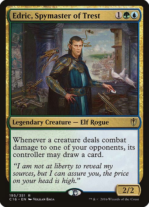 Edric, Spymaster of Trest from Commander 2016 (Rare)