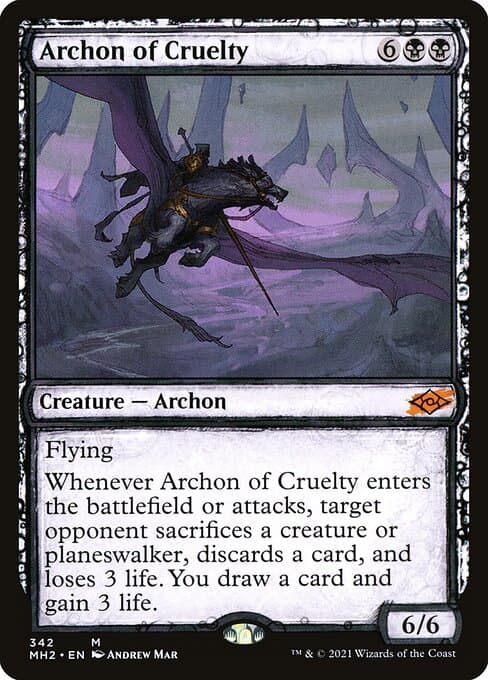 Archon of Cruelty from Modern Horizons 2 (Mythic)