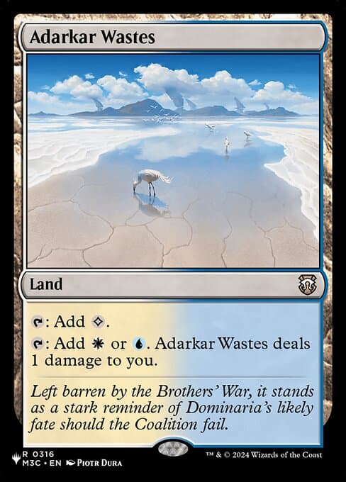 Adarkar Wastes from The List (Rare)