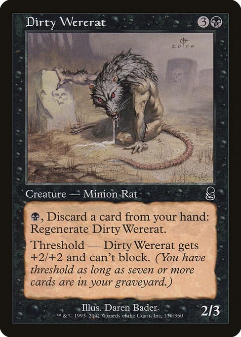 Dirty Wererat from Odyssey (Common)