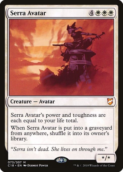 Serra Avatar from Commander 2018 (Mythic)