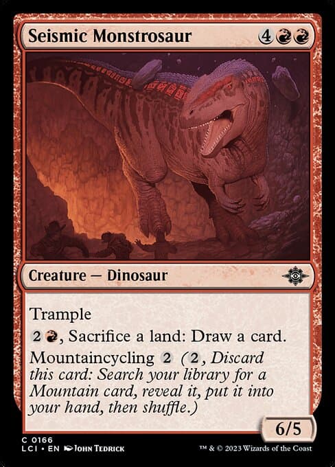 Seismic Monstrosaur from The Lost Caverns of Ixalan (Common)