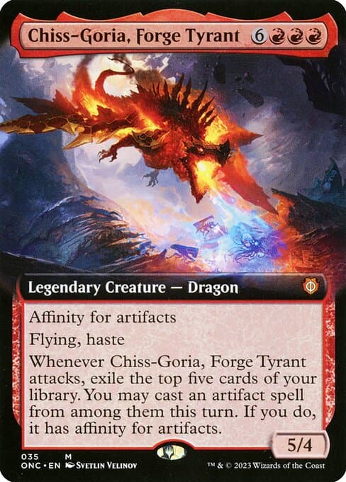 Chiss-Goria, Forge Tyrant from Phyrexia: All Will Be One Commander (Mythic)
