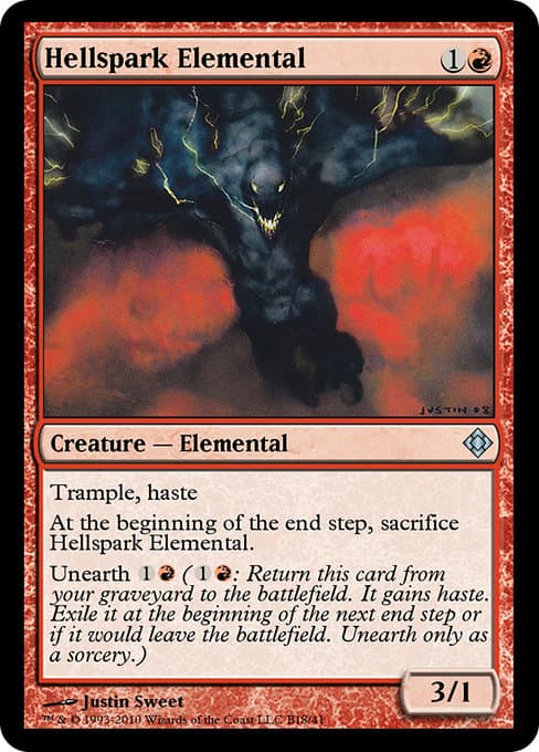 Hellspark Elemental from Magic Online Theme Decks (Uncommon)