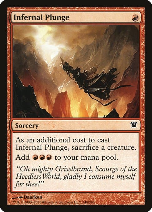 Infernal Plunge from Innistrad (Common)