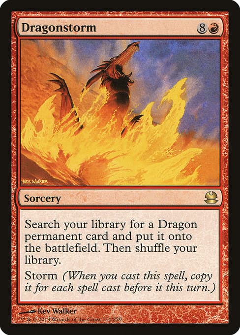 Dragonstorm from Modern Masters (Rare)