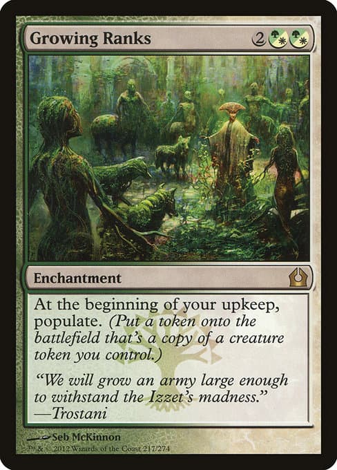 Growing Ranks from Return to Ravnica (Rare)