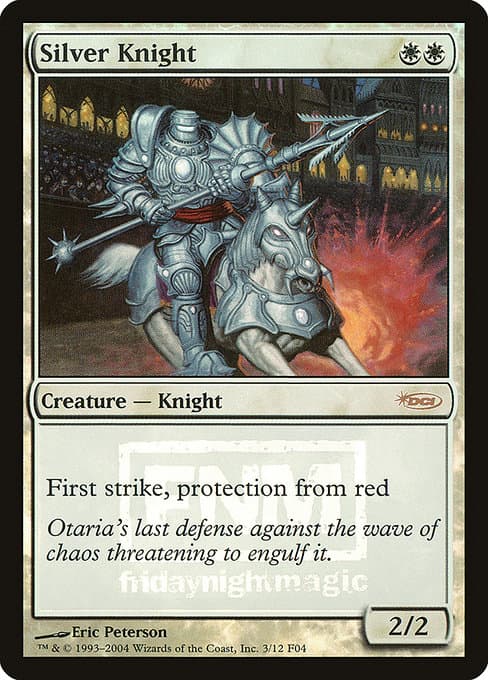 Silver Knight from Friday Night Magic 2004 (Rare)