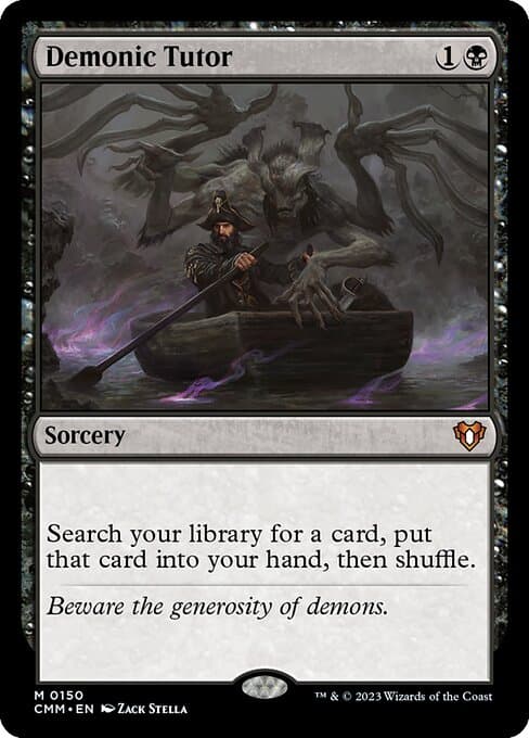 Demonic Tutor from Commander Masters (Mythic)