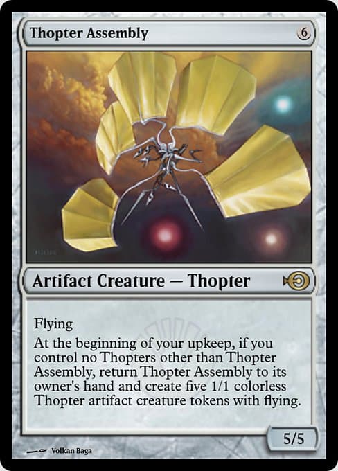 Thopter Assembly from Magic Online Promos (Rare)