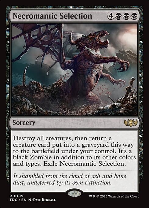 Necromantic Selection from Tarkir: Dragonstorm Commander (Rare)