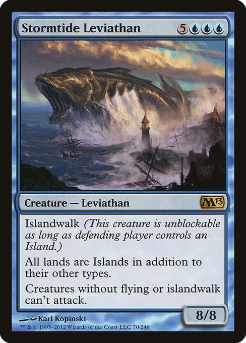 Stormtide Leviathan from Magic 2013 (Rare)