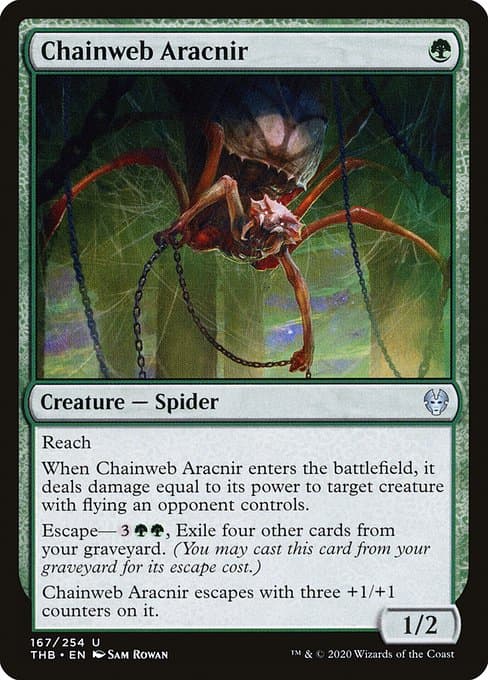 Chainweb Aracnir from Theros Beyond Death (Uncommon)